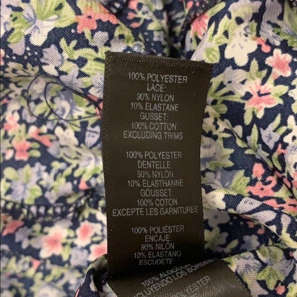 ASOS Teddy Romper Navy Flowered XXS - Picture 5 of 5